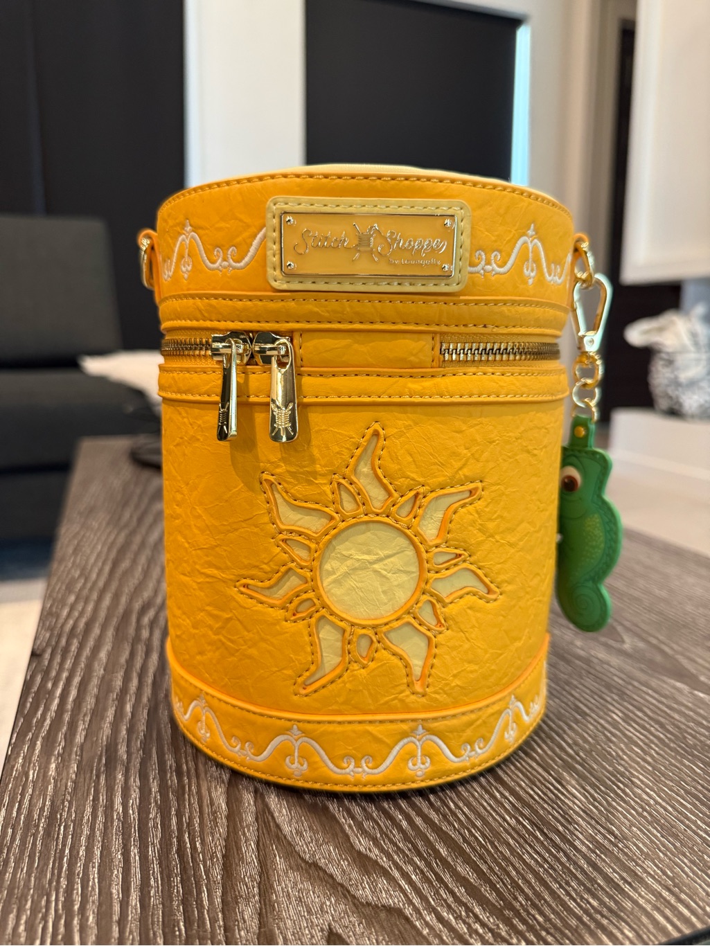 Loungefly Yellow Sun Embossed Crossbody Bag